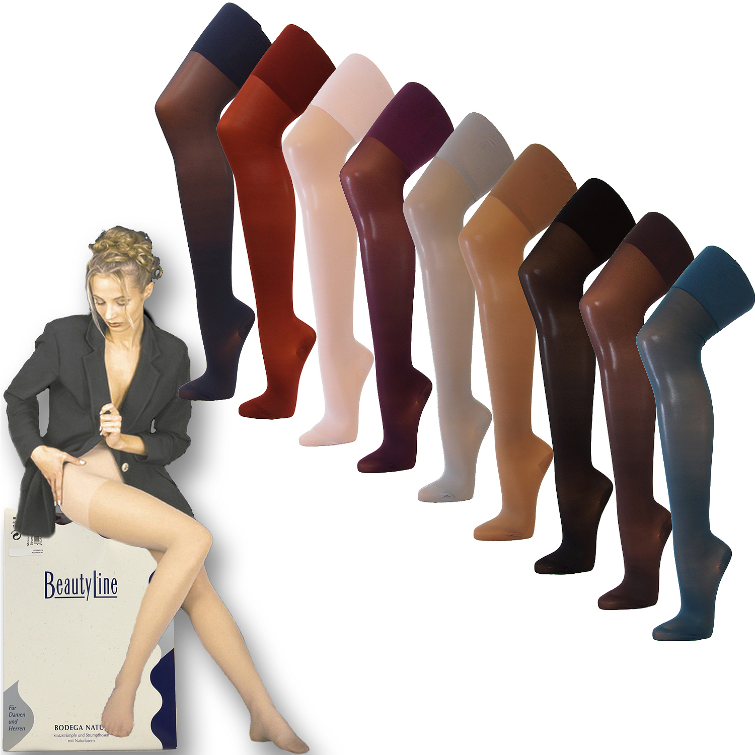 BEAUTYLINE   Kompressionsstrumpfhose Stütz Strumpfhose 40den, 70den